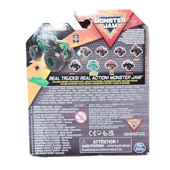 Monster Jam Spin Masters Gravedigger Series 23 Die-Cast 1:64 Scale 2021) NIB - Picture 2 of 5